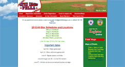 Desktop Screenshot of pellalittleleague.com
